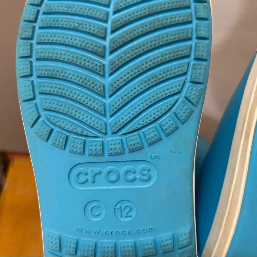 Crocs bump it up rubber rain boots c12